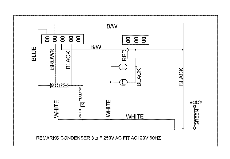 WIRING INFORMATION Diagram and Parts List for UXT5230ADW  Jenn-Air Range Hood
