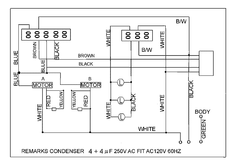 WIRING INFORMATION Diagram and Parts List for JXT7036ADS  Jenn-Air Range Hood