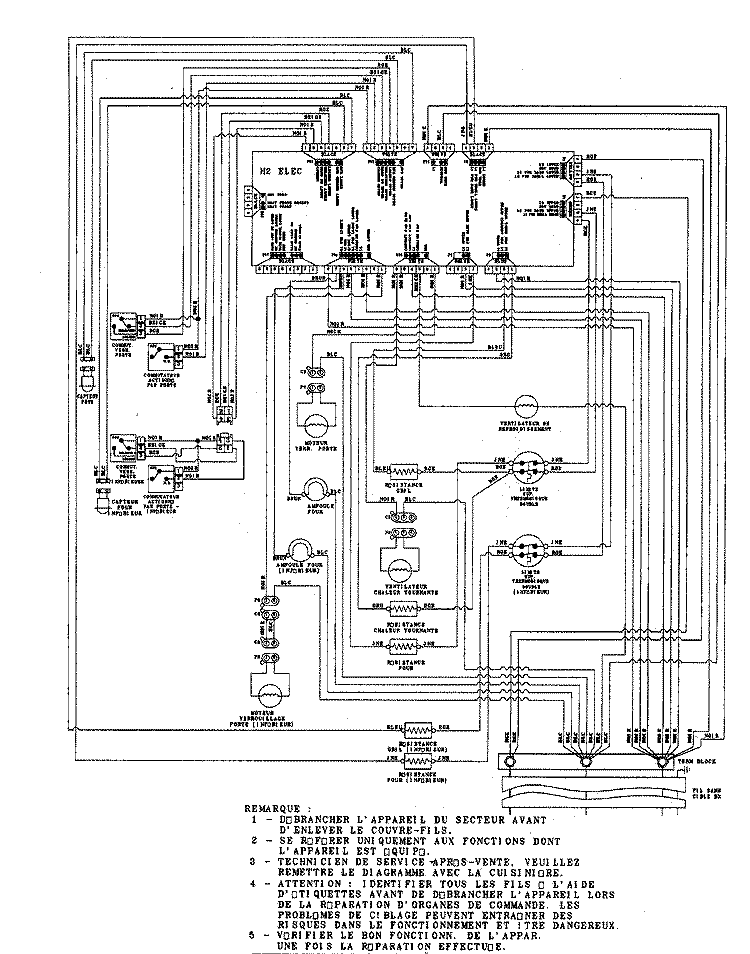 WIRING INFORMATION Diagram and Parts List for AEW3630DDS  Amana Wall Oven