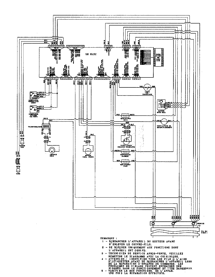 WIRING INFORMATION Diagram and Parts List for JJW8530DDS  Jenn-Air Wall Oven