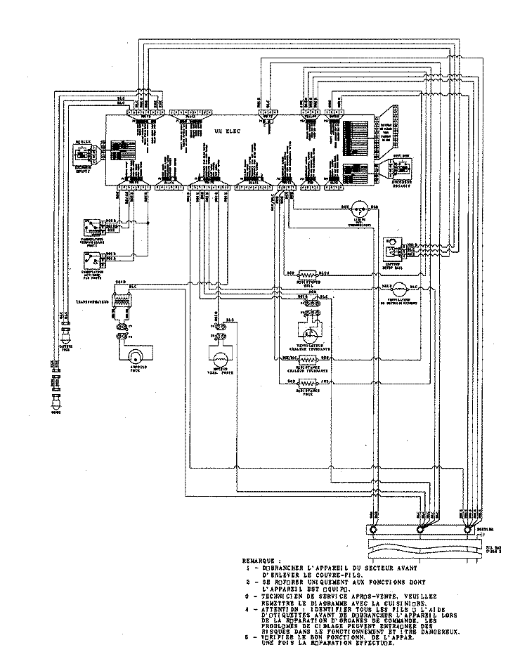 WIRING INFORMATON Diagram and Parts List for JJW9530DDP  Jenn-Air Wall Oven