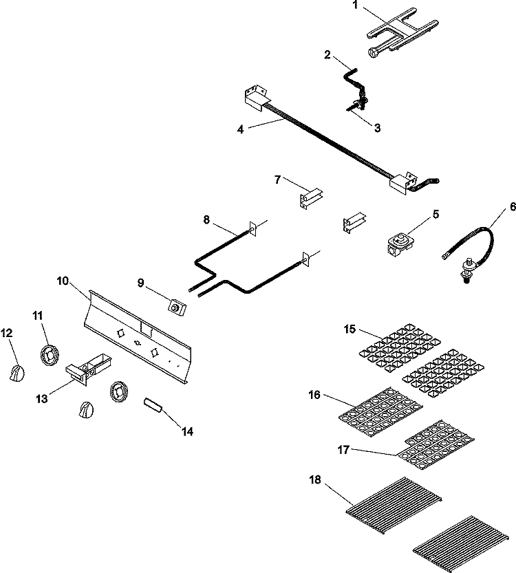 CONTROLS Diagram and Parts List for DBQ30MA  Dynasty Smoker