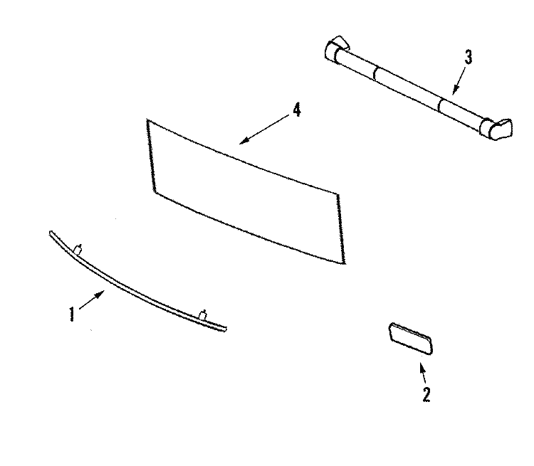 WARMING DRAWER FRONT Diagram and Parts List for JWD7130DDS  Jenn-Air Warming Drawer