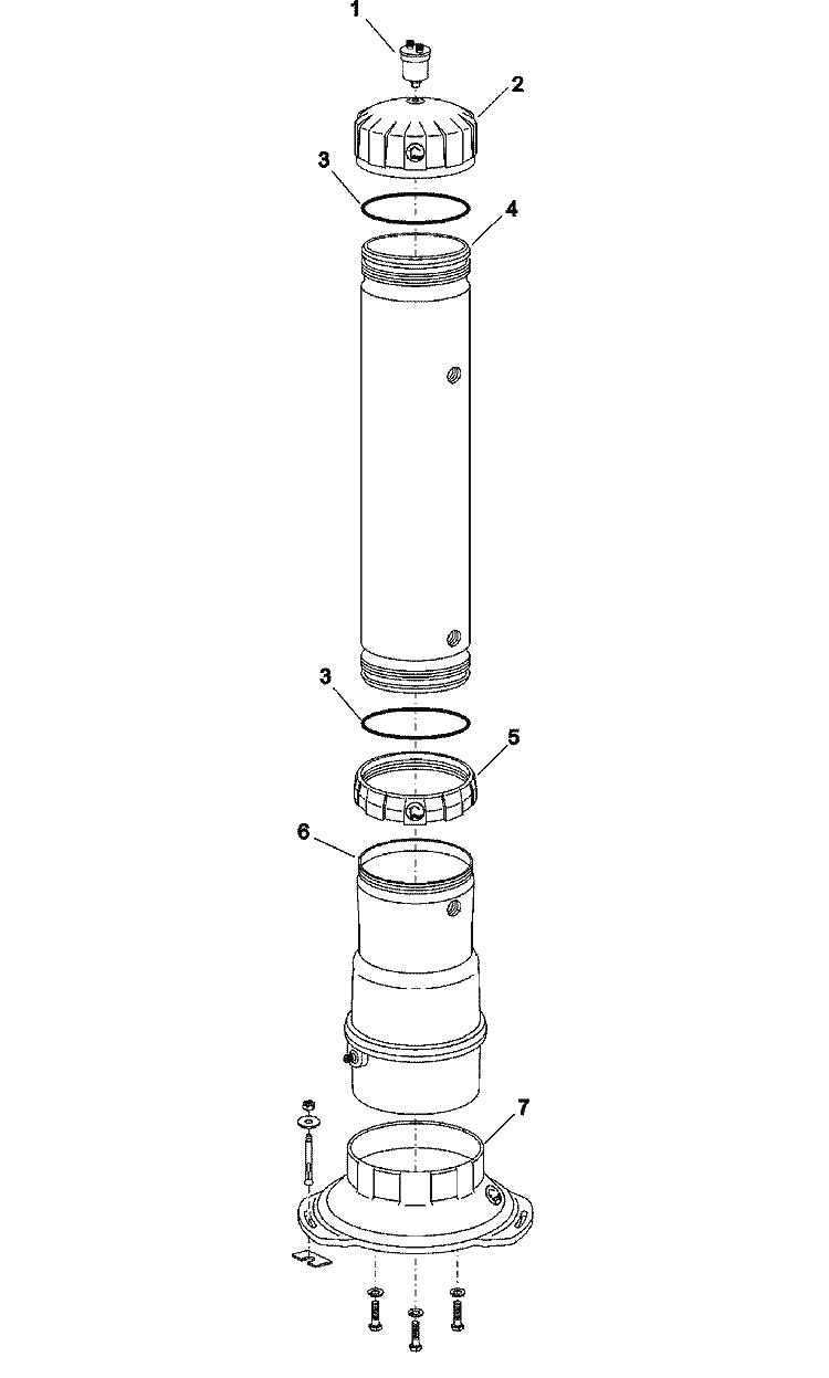 WATER FILTRATION SYSTEM Diagram and Parts List for MWF4100  Maytag Water Softener