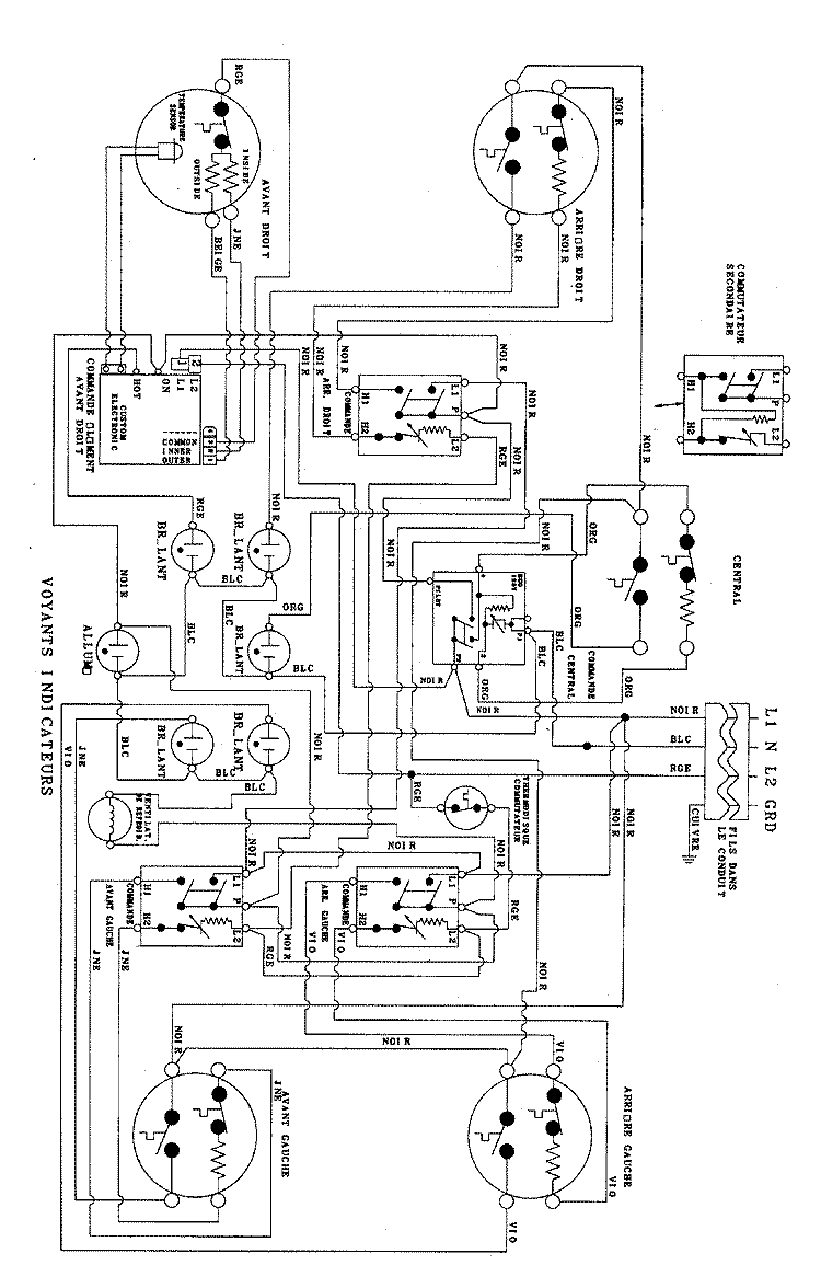 WIRING INFORMATION (FRC) Diagram and Parts List for JEC9530ADS  Jenn-Air Cooktop