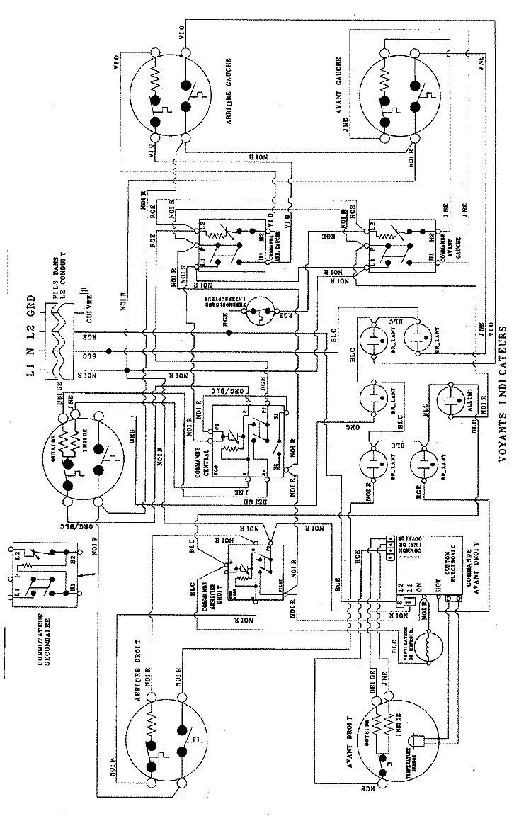 WIRING INFORMATION Diagram and Parts List for JEC9536ADF  Jenn-Air Cooktop