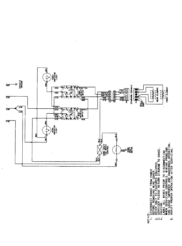 WIRING INFORMATION Diagram and Parts List for CVEX4100B  Jenn-Air Cooktop