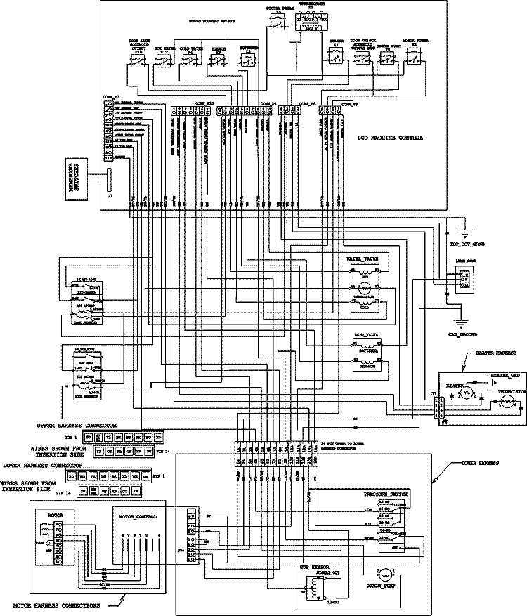 WIRING INFORMATION Diagram and Parts List for FAV9800AWW  Maytag Washer