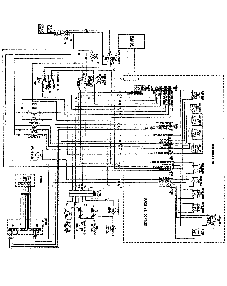 WIRING INFORMATION Diagram and Parts List for MAH7500AWQ  Maytag Washer