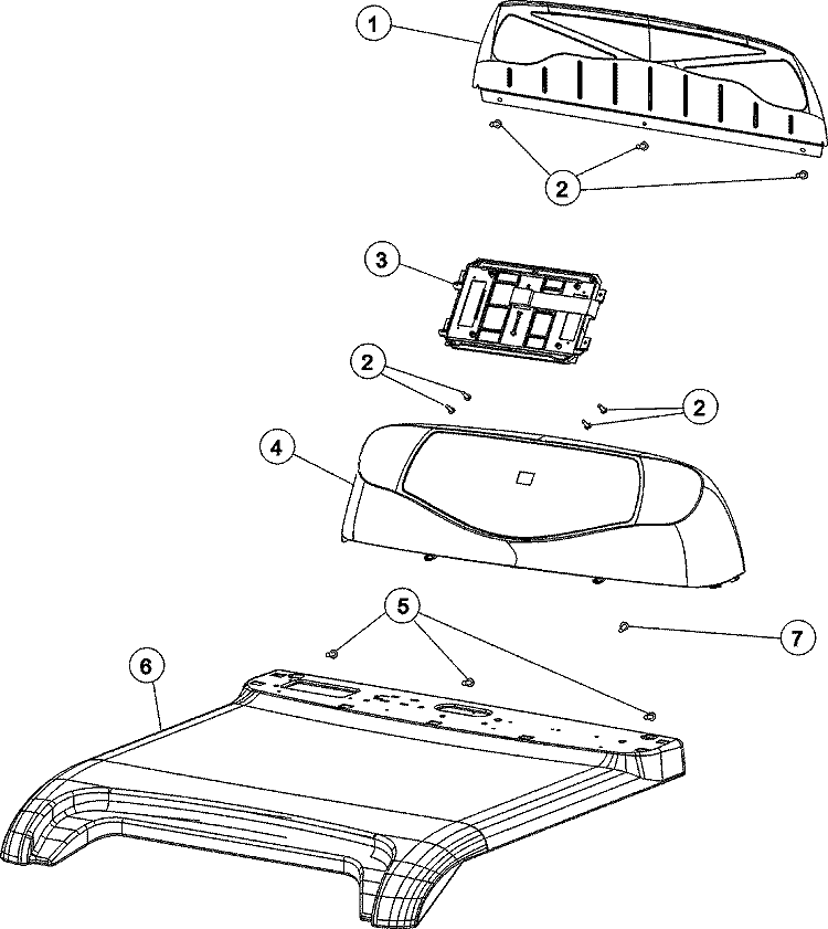 CONTROL PANEL & TOP Diagram and Parts List for CDE4205AYJ  Crosley Dryer