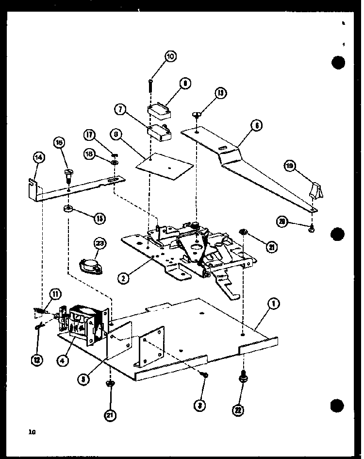 Door Lock Diagram and Parts List for AO-24SC-P85567-5S  Amana Wall Oven