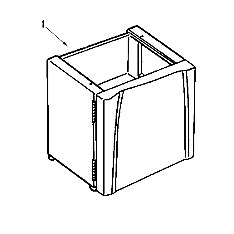 STAND Diagram and Parts List for MBV1976AAP  Maytag Refrigerator