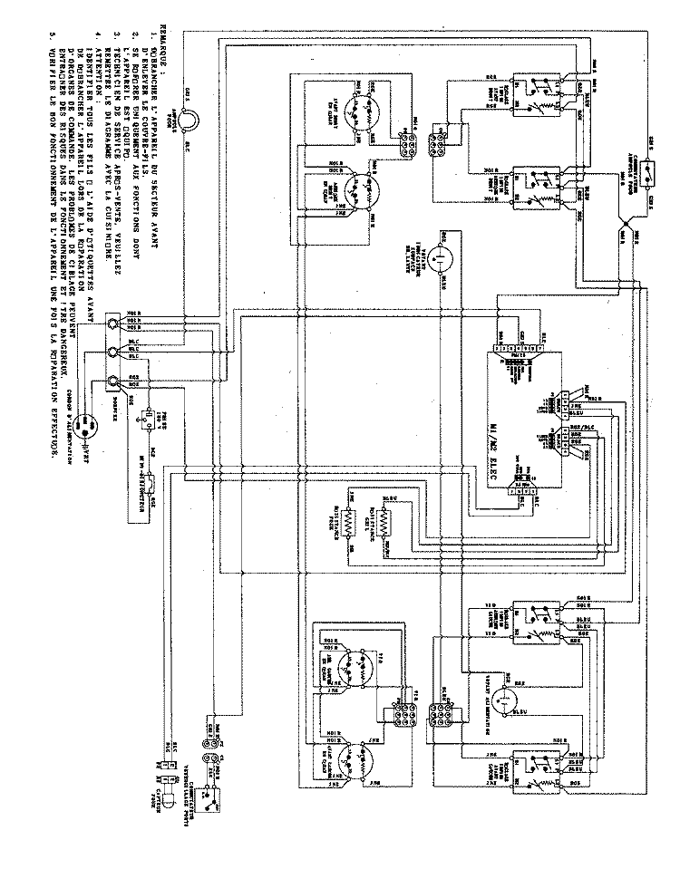 WIRING INFORMATION Diagram and Parts List for AER5712ACW  Amana Range