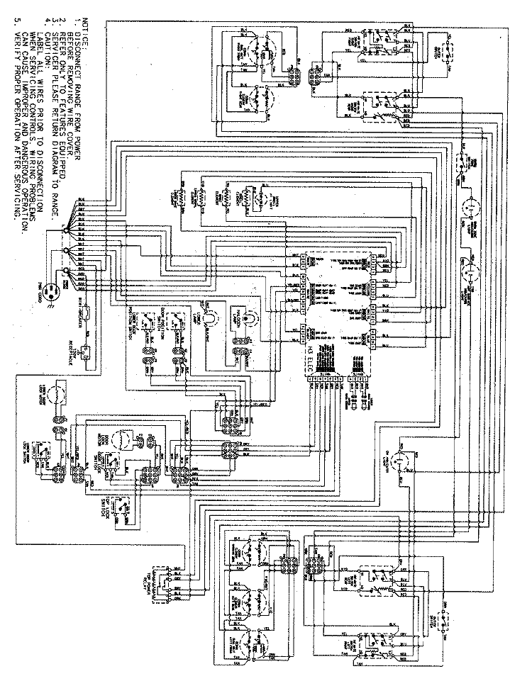 WIRING INFORMATION Diagram and Parts List for MER6775ACB  Maytag Range