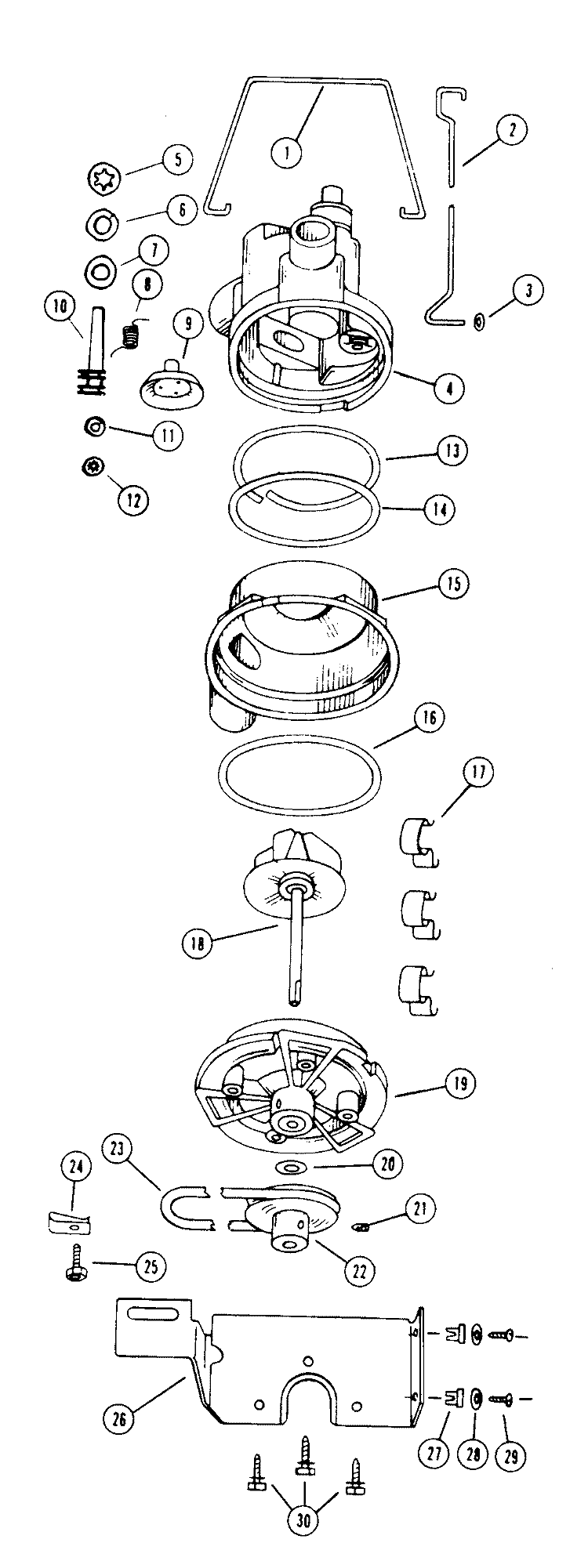 SPINCAN, PUMPBELT Diagram and Parts List for 0515  Hoover Washer