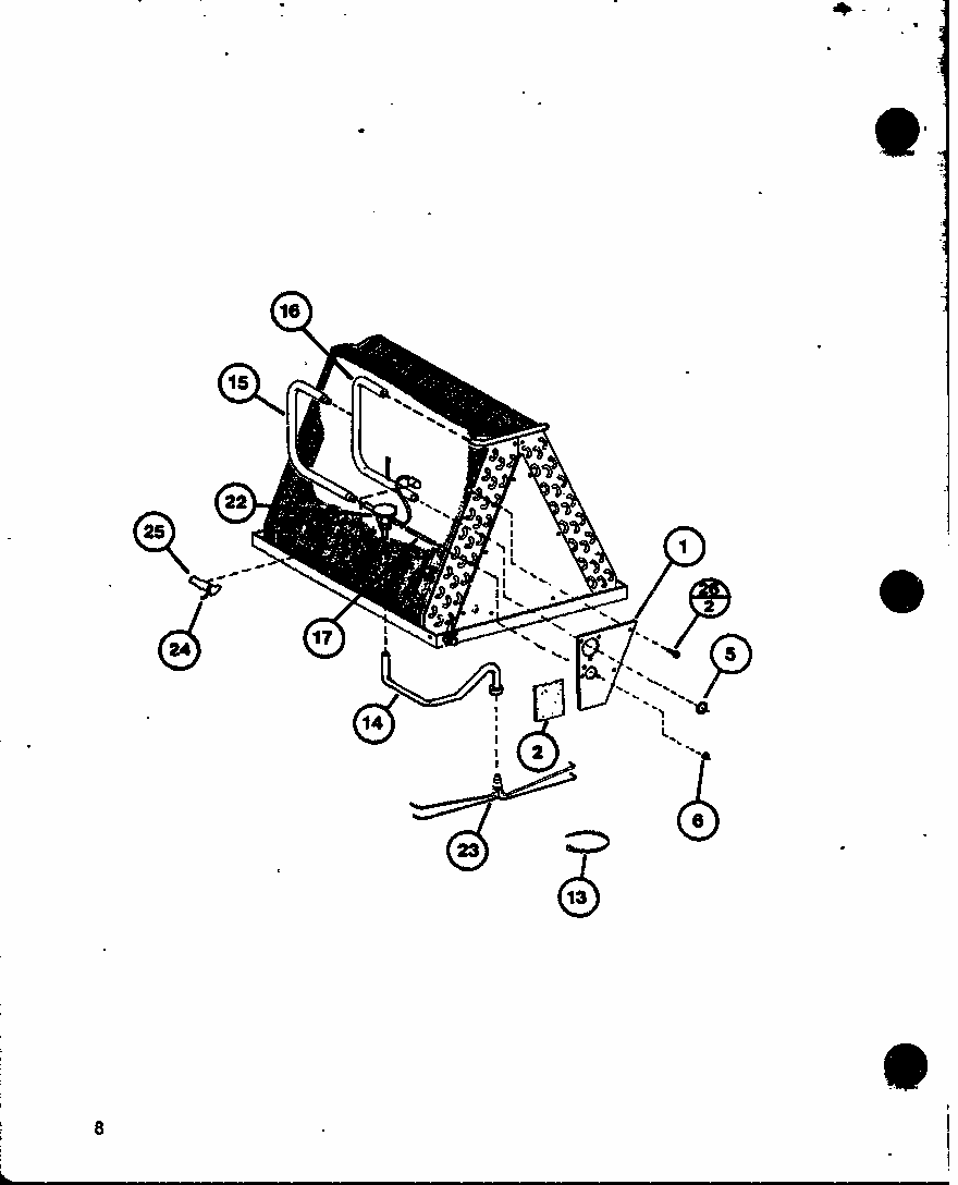 (scfc36aovb/p6904305c) (scfc42aovb/p6904306c) (scfc48aovb/p6904307c) (scfc60aovb/p6904308c) Diagram and Parts List for SCFC42AOVB P6904306C Amana Air Conditioner