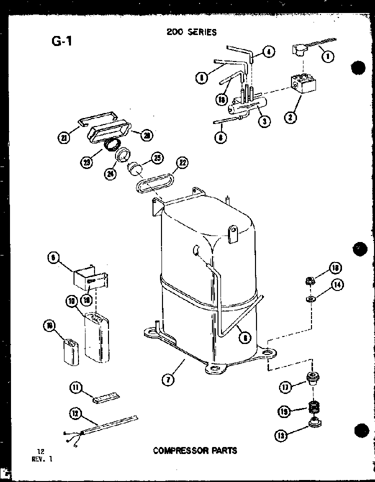 Section 2 Diagram and Parts List for ES216D-3MS P55417-61R Amana Air Conditioner