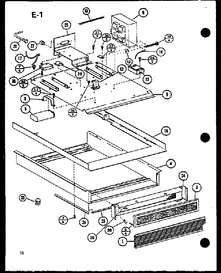Base Pan Assembly Diagram and Parts List for RC-10SD P75750-4M Amana Microwave