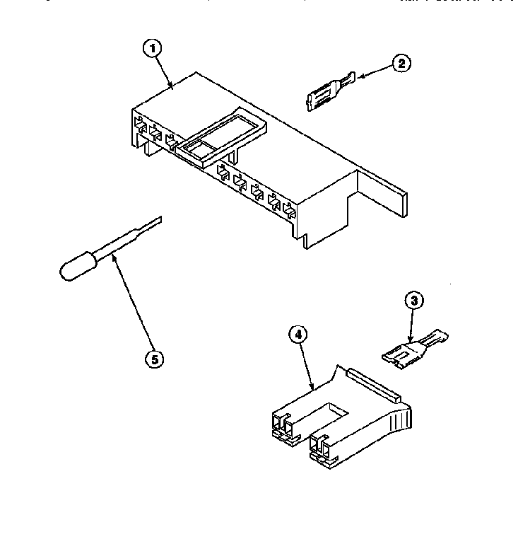 Mixing Valve & Motor Conn Blocks, Term Diagram and Parts List for LW8303W2-PLW8303W2B  Amana Washer