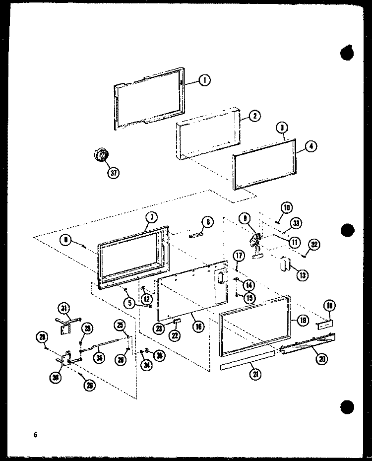 Page 1 Diagram and Parts List for RC10B-DD P7265002M Amana Microwave
