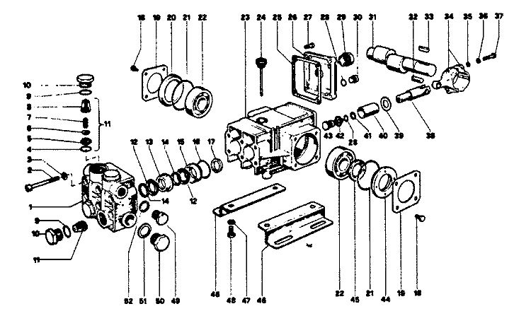 PUMP Diagram and Parts List for C4275---  Hoover Upright Vacuum
