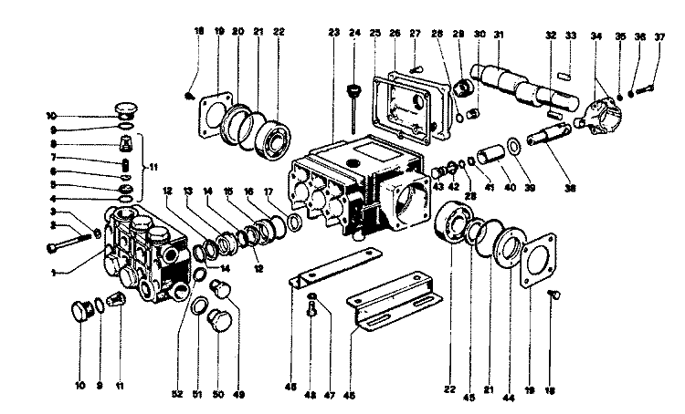 PUMP Diagram and Parts List for C4277---  Hoover Upright Vacuum