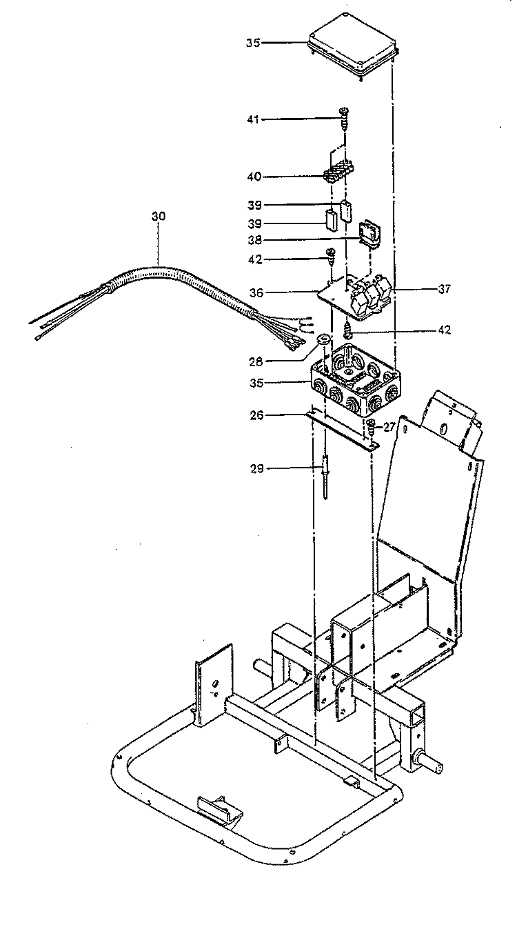 SWITCH Diagram and Parts List for C5122  Hoover Upright Vacuum