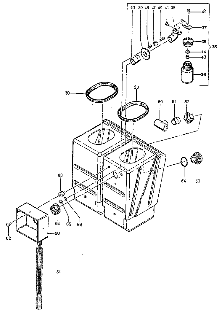 TANKFLOATASSEM Diagram and Parts List for C5122  Hoover Upright Vacuum