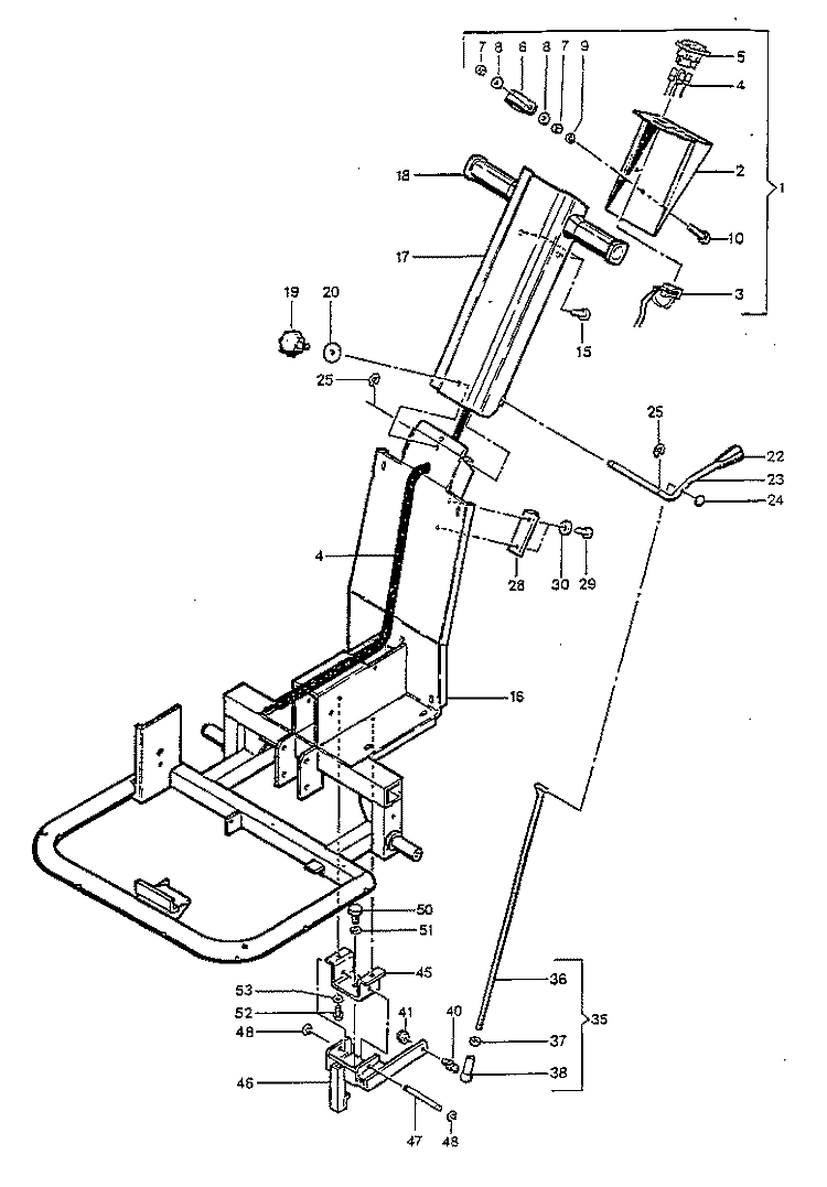 UNDERCARRIAGECOMP Diagram and Parts List for C5122  Hoover Upright Vacuum