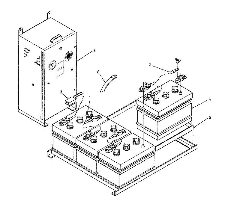 BATTERIES Diagram and Parts List for C6075---  Hoover Upright Vacuum