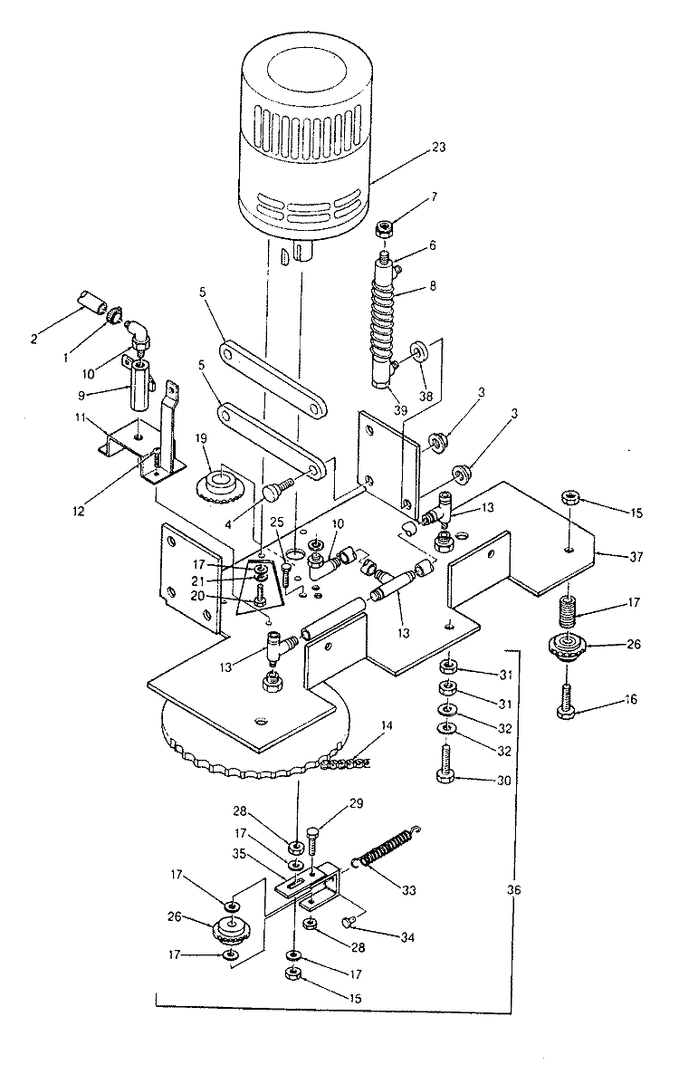 BRUSHDRIVEMOTOR, BRUSHLIFT_PLATE Diagram and Parts List for C6075---  Hoover Upright Vacuum