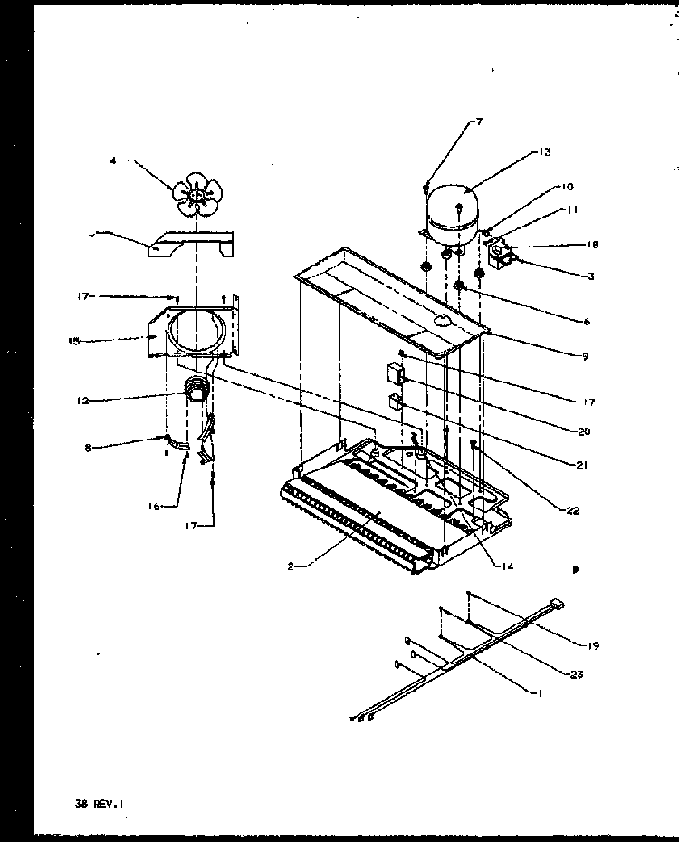 Section 12 Diagram and Parts List for TS18R2G-P1158311WG  Amana Refrigerator