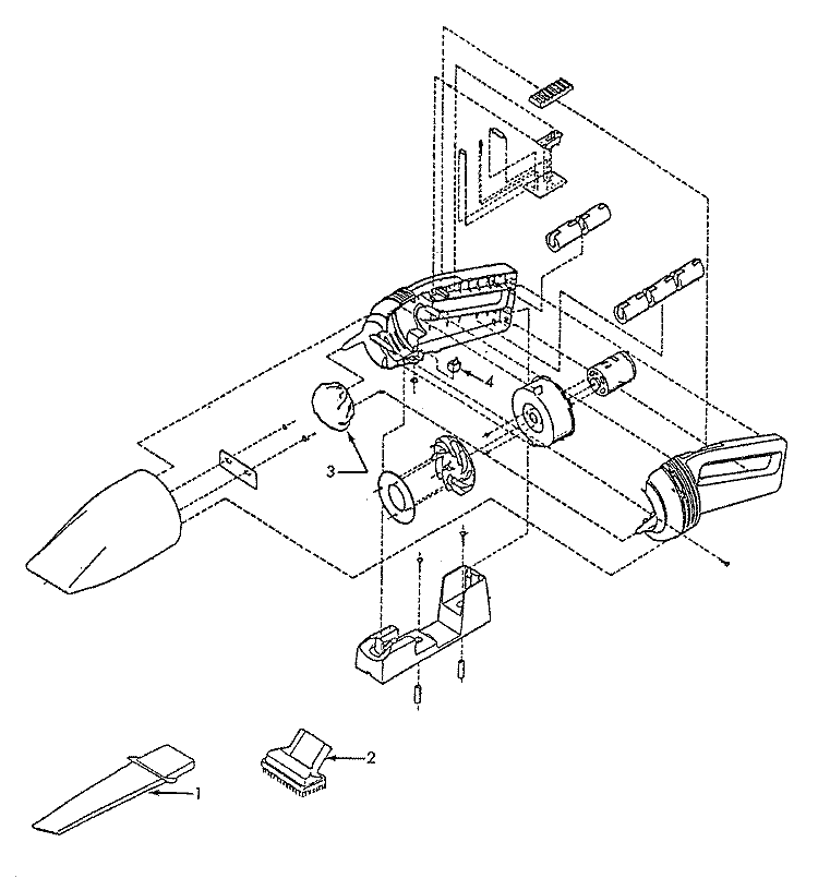 MAINHOUSING, CLEANINGTOOLS, MOTORHSG Diagram and Parts List for S1101---  Hoover Upright Vacuum