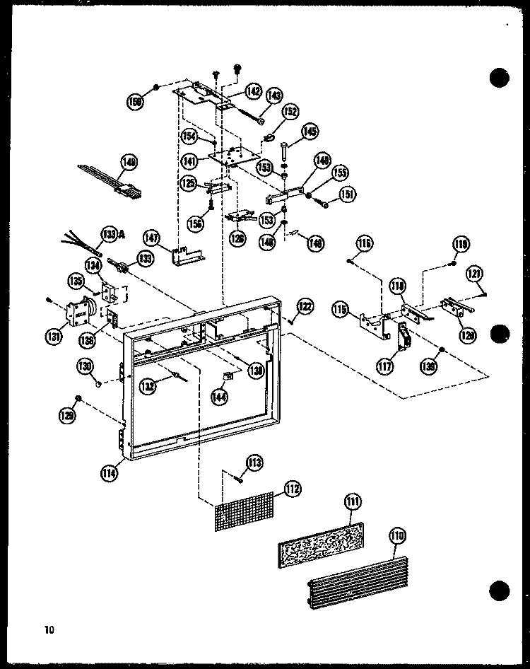 Page 3 Diagram and Parts List for RC10B-DD P7265002M Amana Microwave