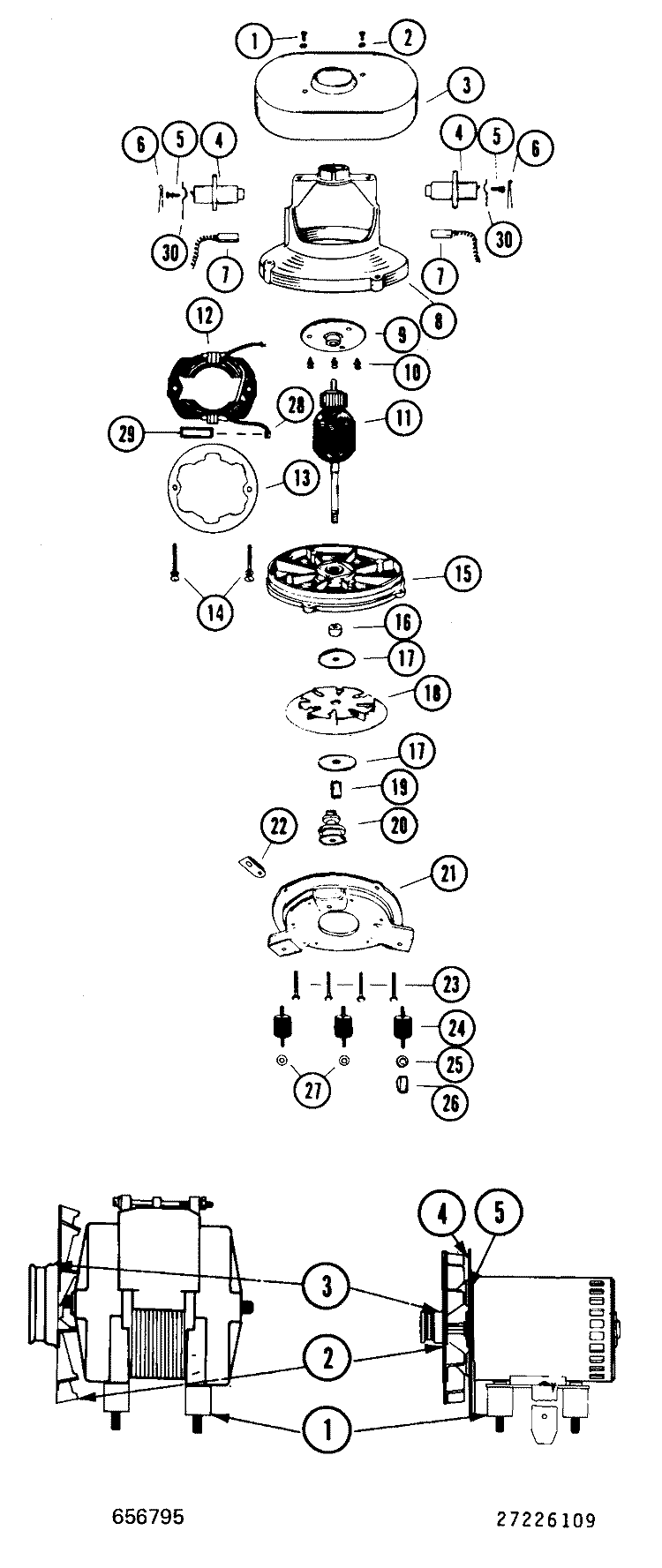 SPINMOTOR_LATE Diagram and Parts List for T1009-2  Hoover Washer