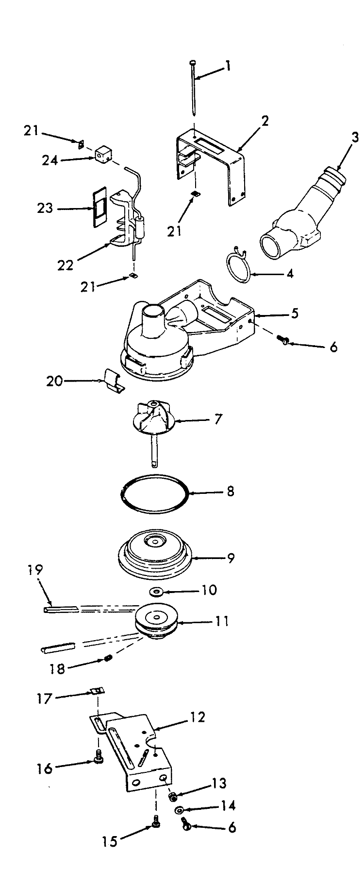 SPINCAN, PUMPBELT Diagram and Parts List for T1023-2  Hoover Washer