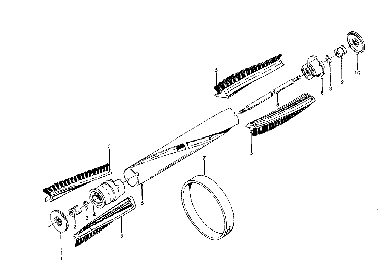 AGITATOR Diagram and Parts List for U3301---  Hoover Range Hood