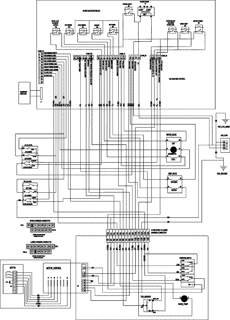 WIRING INFORMATION Diagram and Parts List for FAV6800AWW  Maytag Washer
