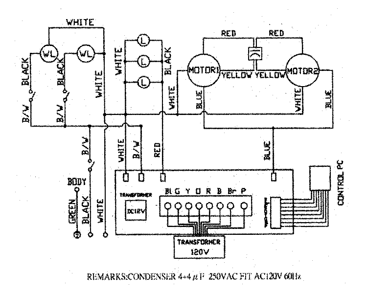 WIRING INFORMATION Diagram and Parts List for JXT9048CDP  Jenn-Air Range Hood