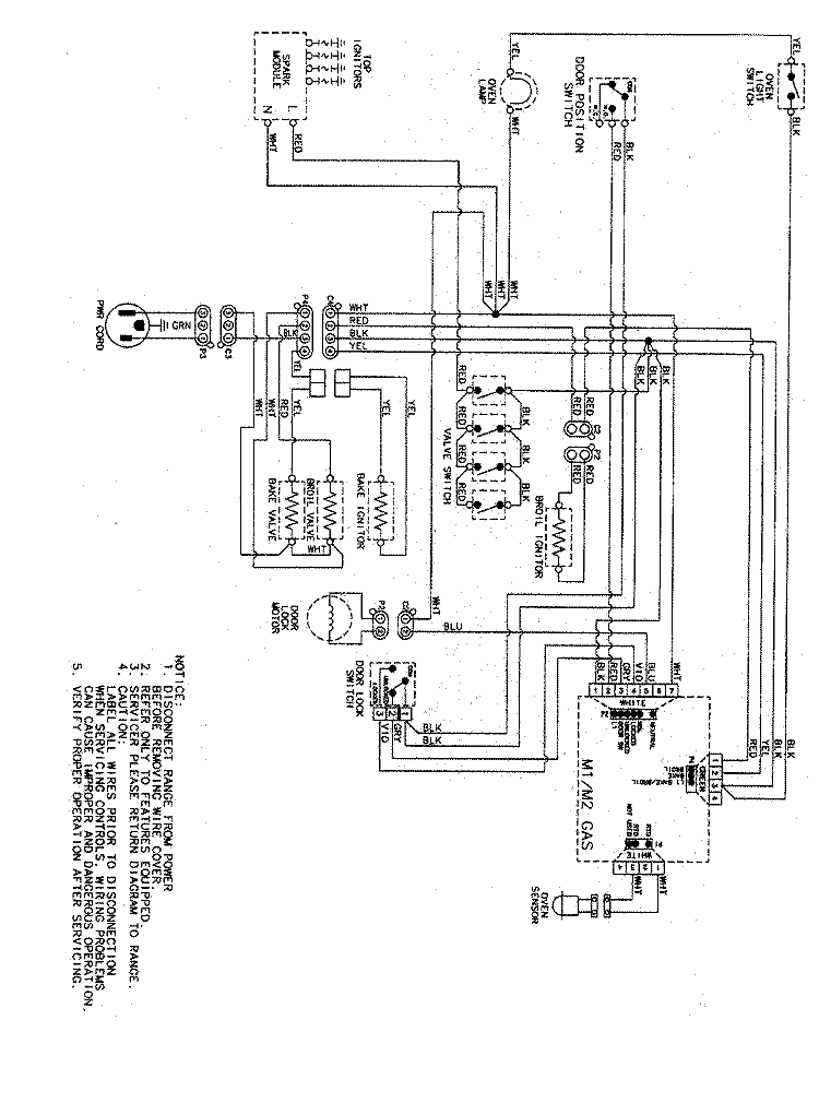 WIRING INFORMATION (QDQ, QDS, QDW SERIES11) Diagram and Parts List for AGR5715QDS  Amana Range
