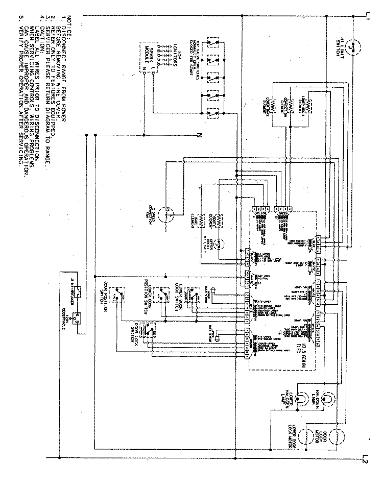 WIRING INFORMATION Diagram and Parts List for JDR8895ACS  Jenn-Air Range