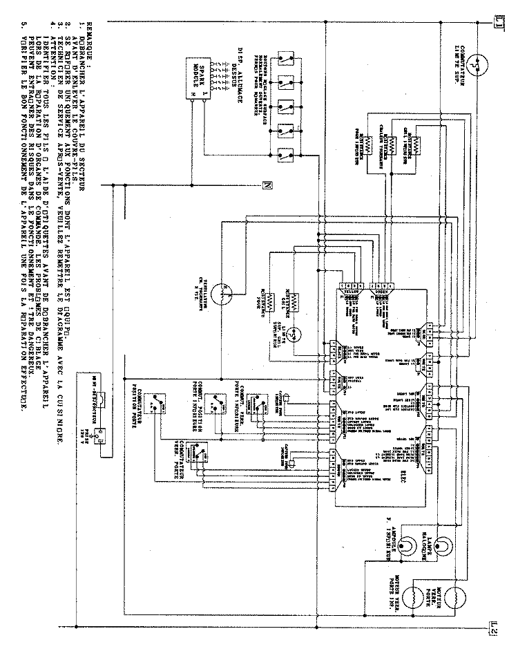 WIRING INFORMATION (FRC) Diagram and Parts List for JDR8895ACS  Jenn-Air Range