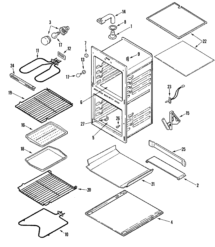 OVEN (CWE5800ACS) Diagram and Parts List for CWE5800ACS  Maytag Wall Oven