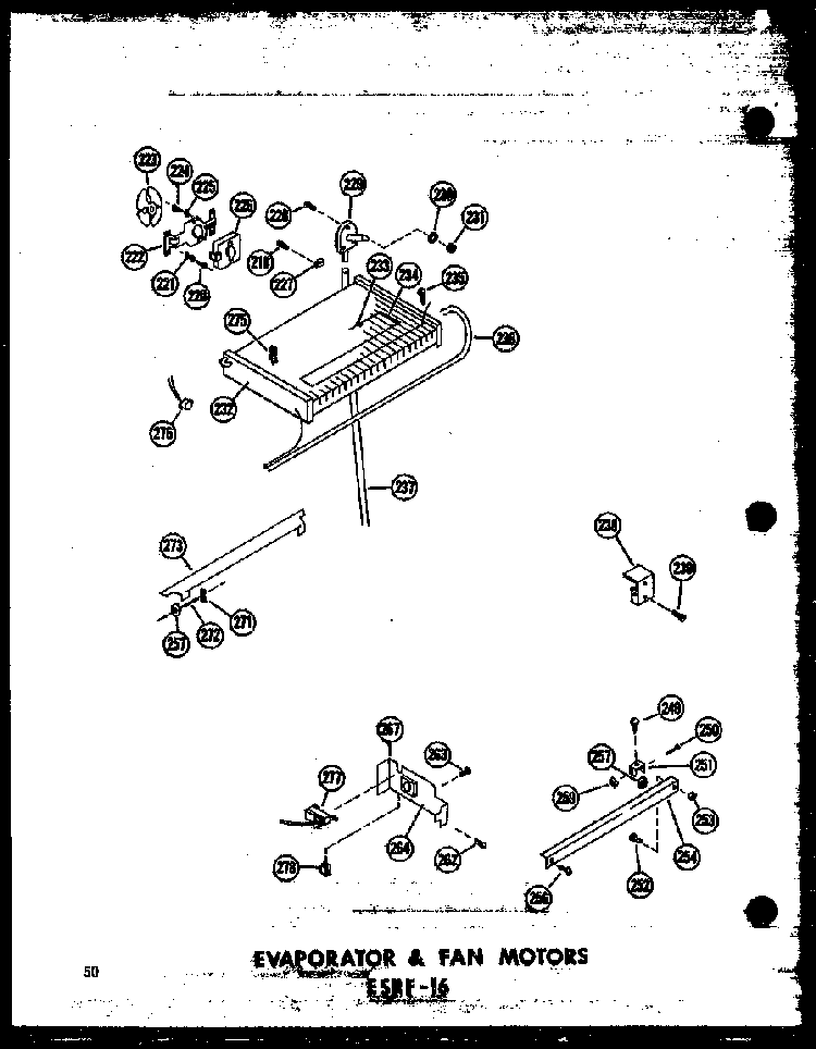 Section 11 Diagram and Parts List for ESRF16-C-P30303-3WC  Amana Refrigerator