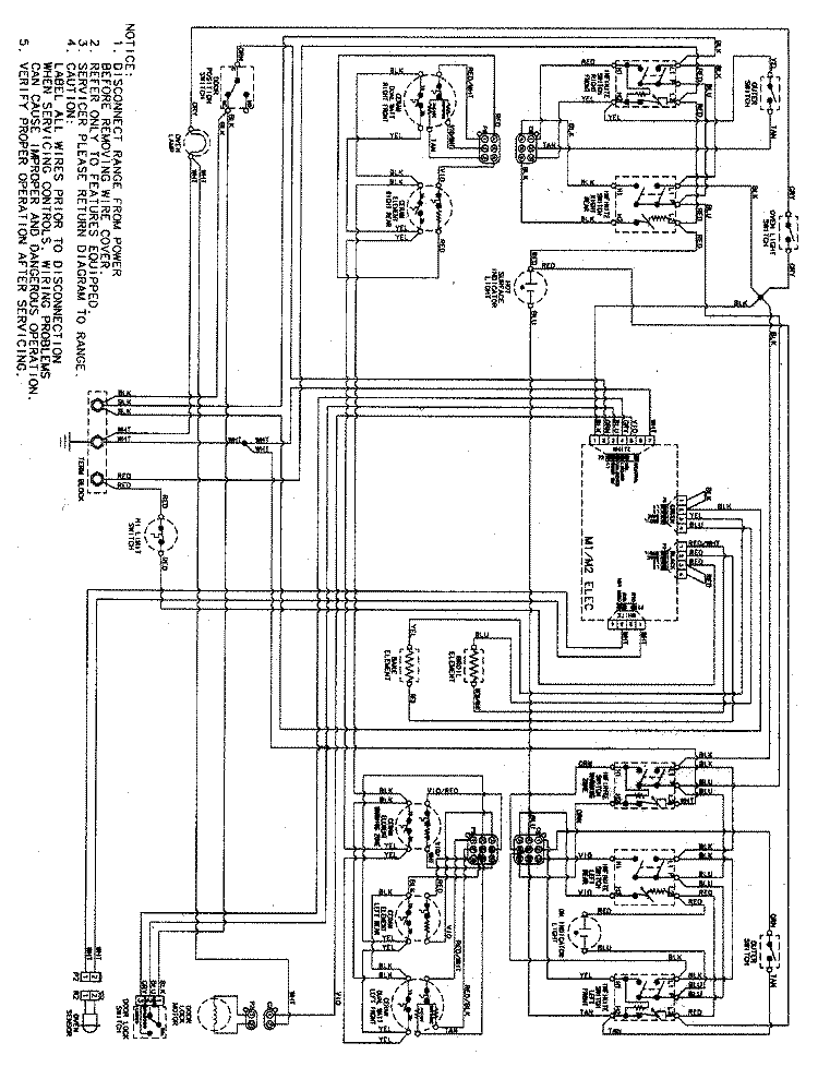WIRING INFORMATION (STL) Diagram and Parts List for MER5775QAS  Maytag Range