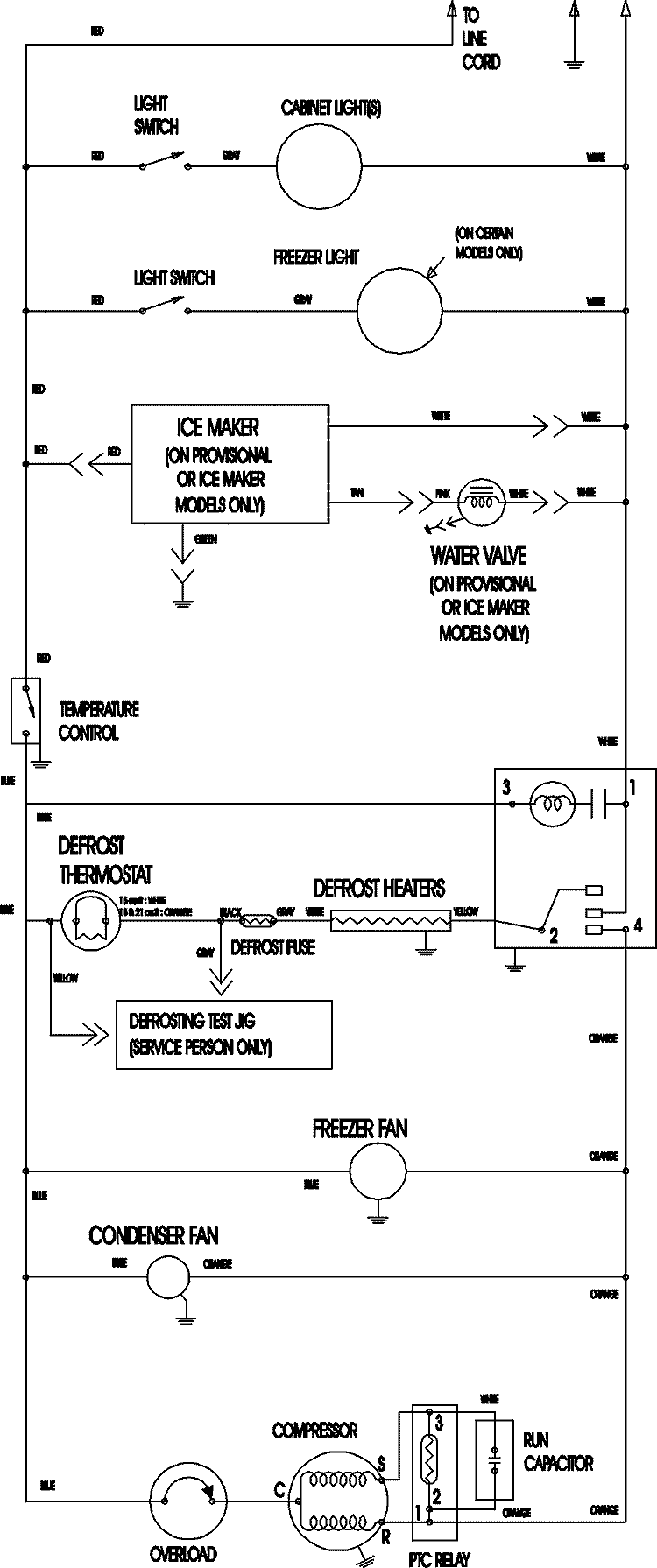 WIRING INFORMATION Diagram and Parts List for ATB2132ARU  Amana Refrigerator