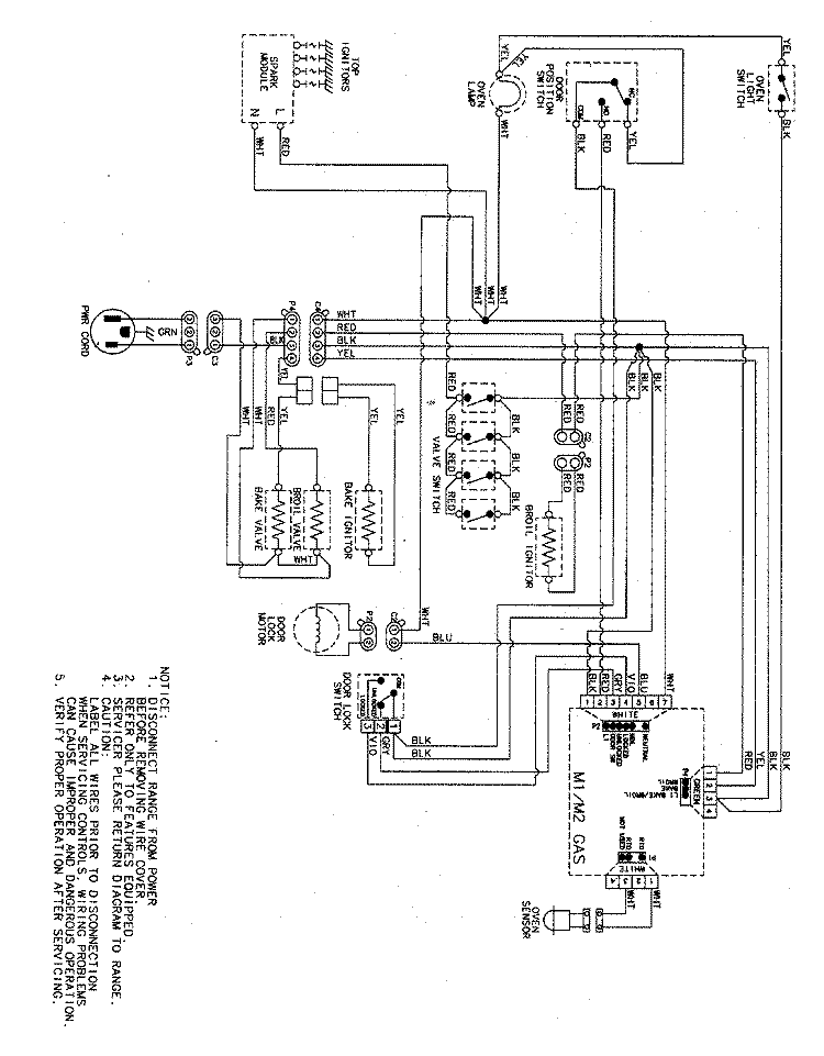 WIRING INFORMATION (QDB) Diagram and Parts List for AGR5715QDB  Amana Range
