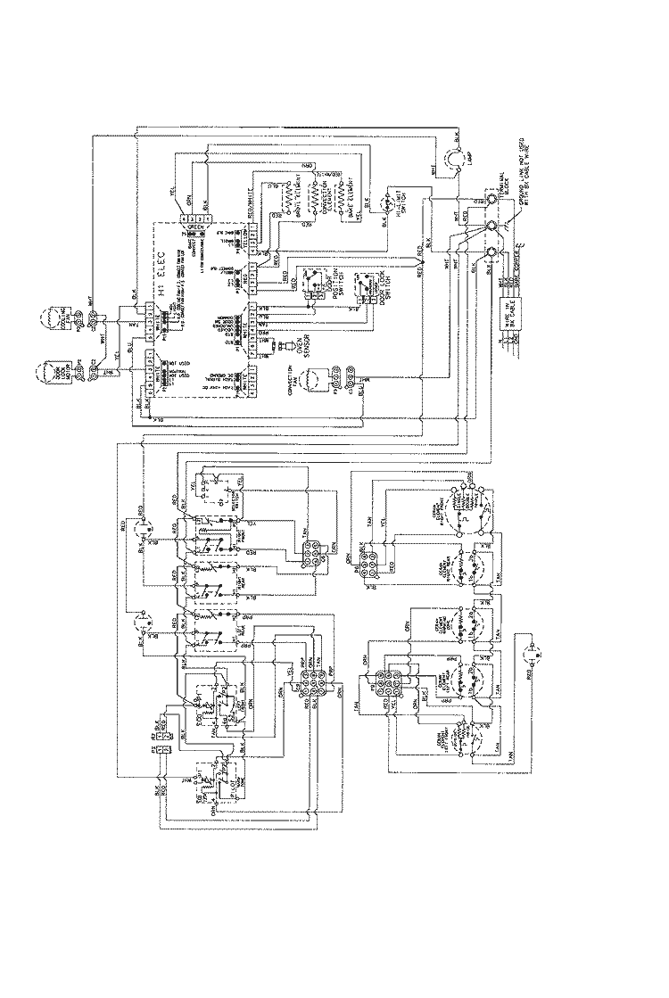 WIRING INFORMATION Diagram and Parts List for MES5875BAN  Maytag Range