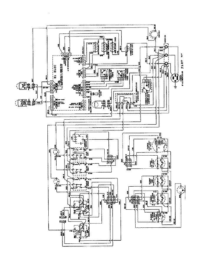 WIRING INFORMATION (FRENCH) Diagram and Parts List for MES5775BCF  Maytag Range
