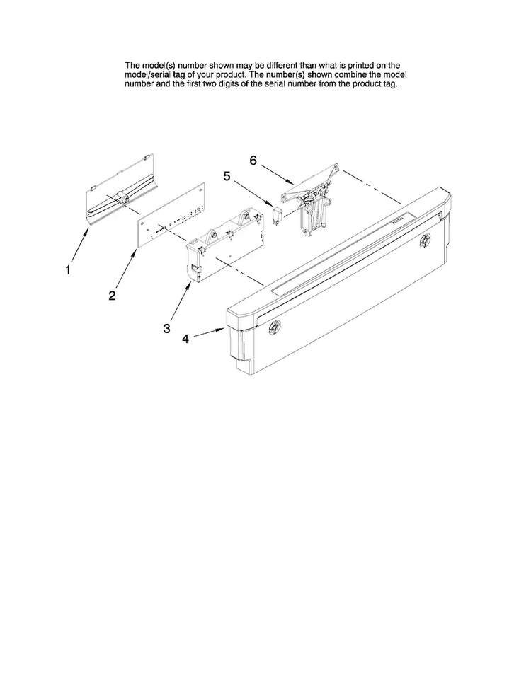 Control Panel Parts Diagram and Parts List for MDBH945AWB3  Maytag Dishwasher